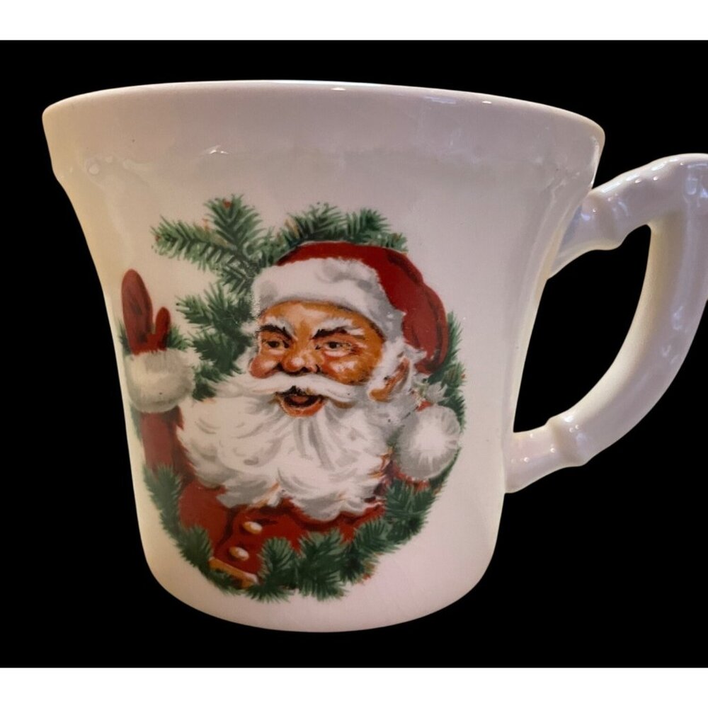 Vintage USA Santa Mug Ceramic/Glass